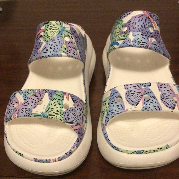 CROCS ICONIC COMFORT SLIDE SZ 10 - Picture 1 of 9